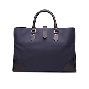 Navy Canvas Pursuits Piccadilly Tote Bag