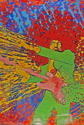 Jimi Hendrix poster, 1968.