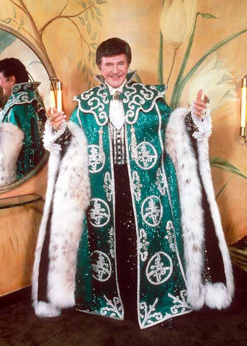 Liberace, 1987. Photo by Images/REX/Shutterstock.