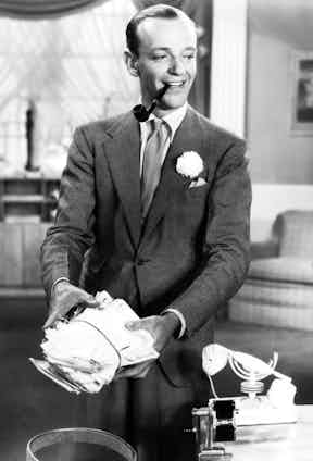 Fred Astaire in A Damsel In Distress, 1937. Photo by Moviestore/REX/Shutterstock.