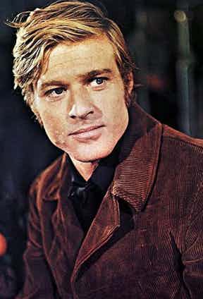 Robert Redford playing a Sheriff in Tell Them Willie Boy Is Here, 1969.