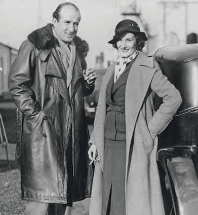 Bernard Rubin with his fiancée Audrey Simpson, 1934. Photo by ANL/REX/Shutterstock.