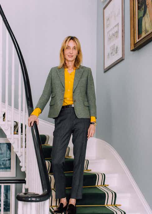 French house Céline knows how to create a flattering trouser, which is precisely why Anda has pairs in a range of cut, colour and fabric. “It has a tiny little pocket at the waist, which is very inspired by menswear, as well as a permanent crease."