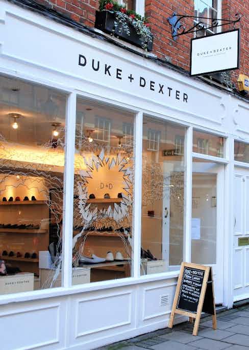 The Duke & Dexter flagship store in Covent Garden.
