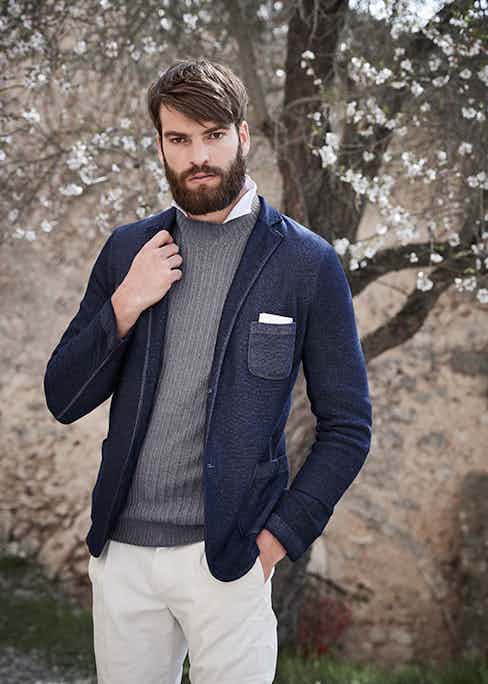 Gran Sasso knitwear offers plenty in the way of versatility and can easily be dressed up or down.