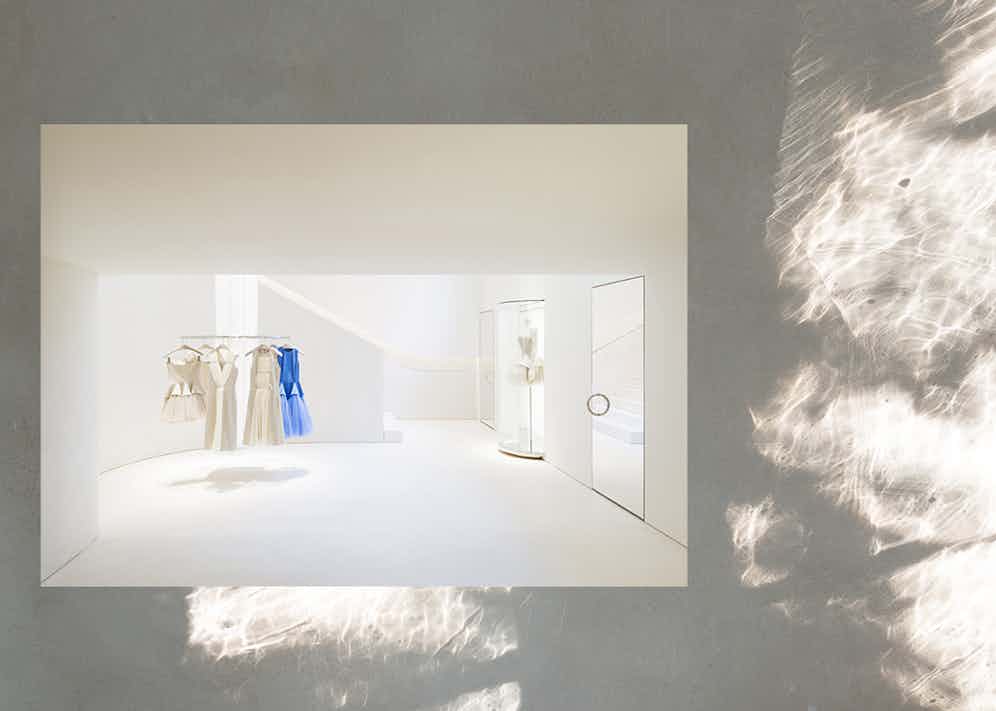 Pawson designed Christopher Kane's first London boutique on Mount Street.