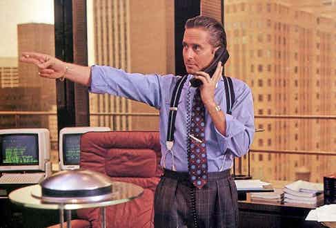 Actor Michael Douglas wore the Santos Galbee in the 1987 film Wall Street.
